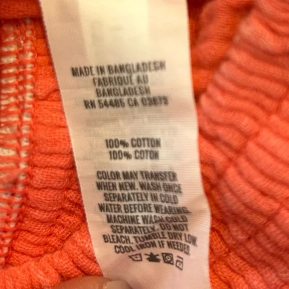 Aerie Women’s Haute Coral Gauzy High Waisted Cargo Pants, Size XS - Picture 13 of 13